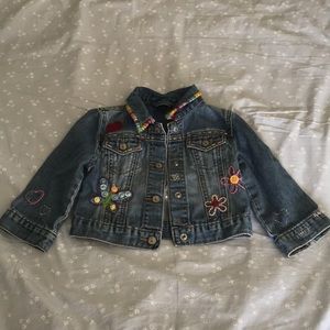 Embroidered jean jacket